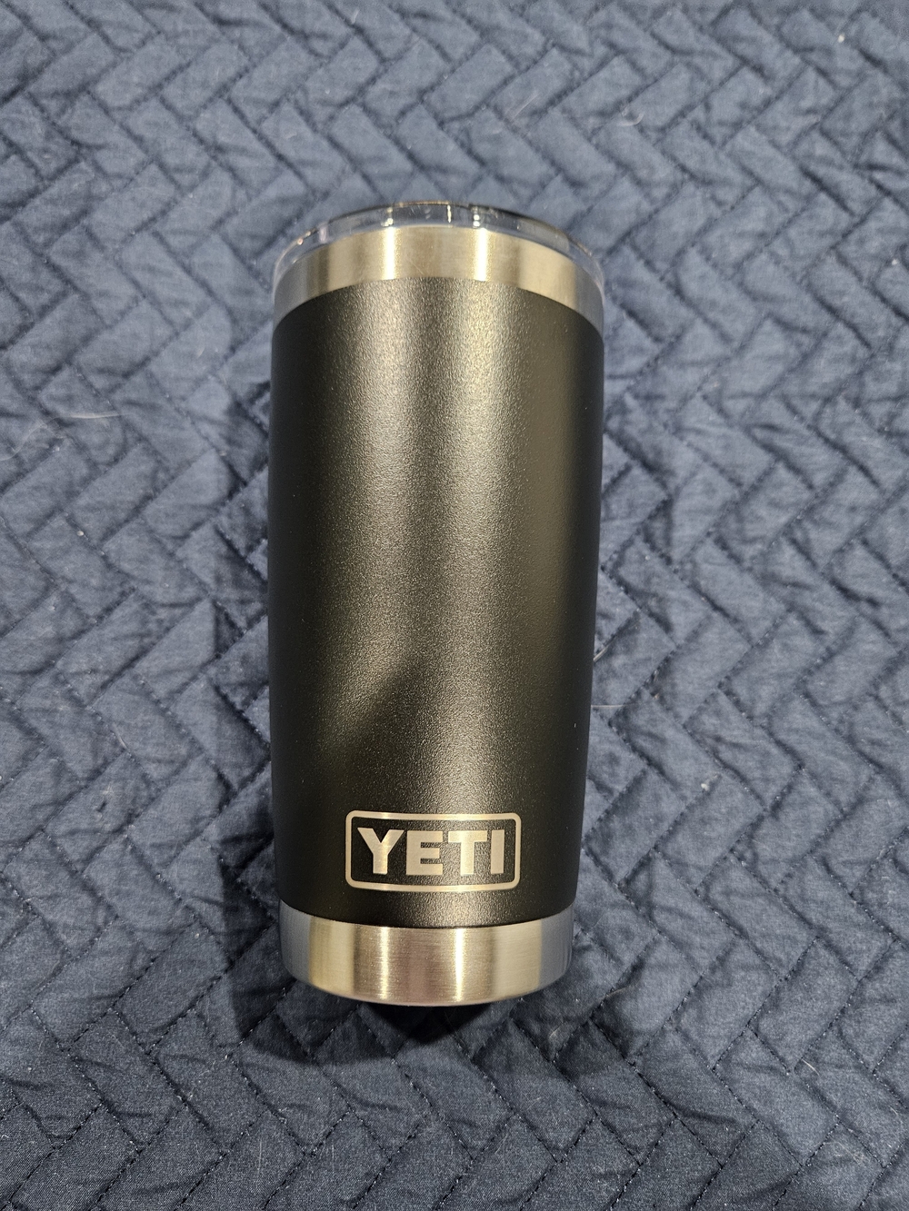 YETI Black Stainless Steel Tumbler